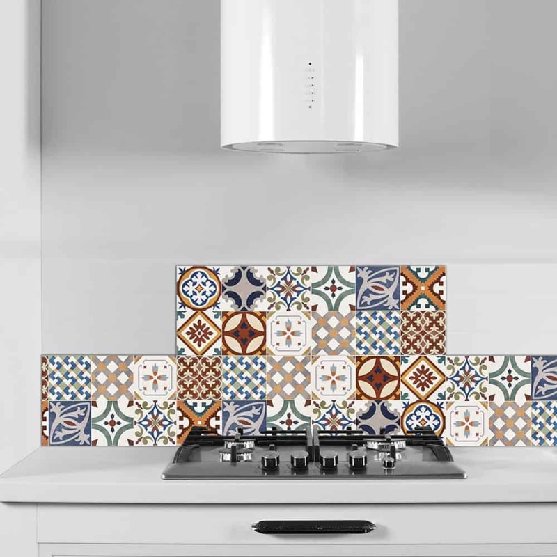 Red Azulejos πάνελ αλουμινίου εστίας L (86209)