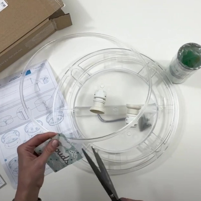 Clouds Pink πλαφονιέρα (41416S)