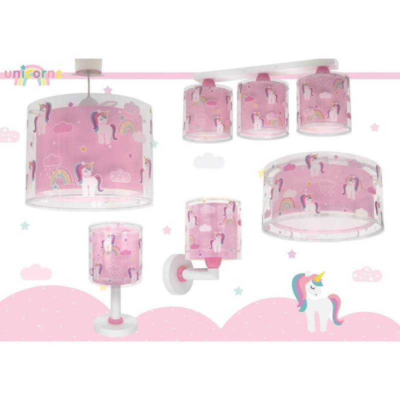 Unicorns παιδικό φωτιστικό οροφής (41592)