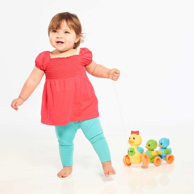 Tomy Toomies Βρεφικό Παιχνίδι Παπάκια Στη Σειρά Για 10+ Μηνών