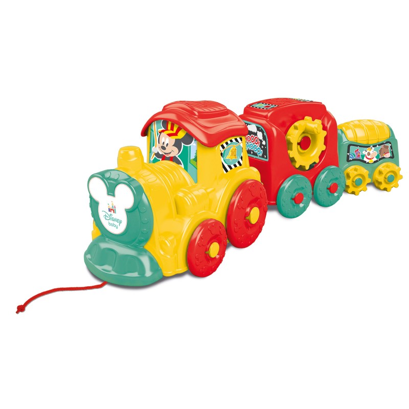 Baby Clementoni Disney Baby Βρεφικό Παιχνίδι Τρενάκι Pull Along Για 10+ Μηνών