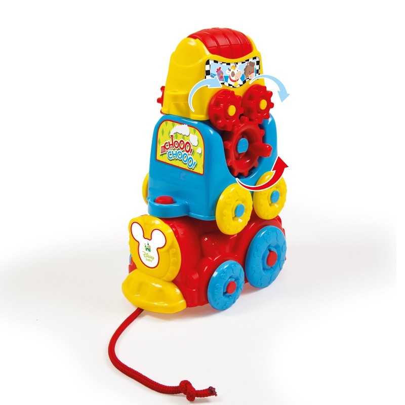 Baby Clementoni Disney Baby Βρεφικό Παιχνίδι Τρενάκι Pull Along Για 10+ Μηνών