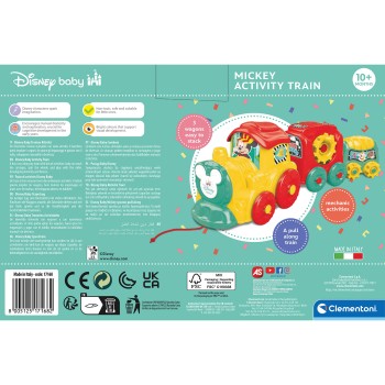 Baby Clementoni Disney Baby Βρεφικό Παιχνίδι Τρενάκι Pull Along Για 10+ Μηνών