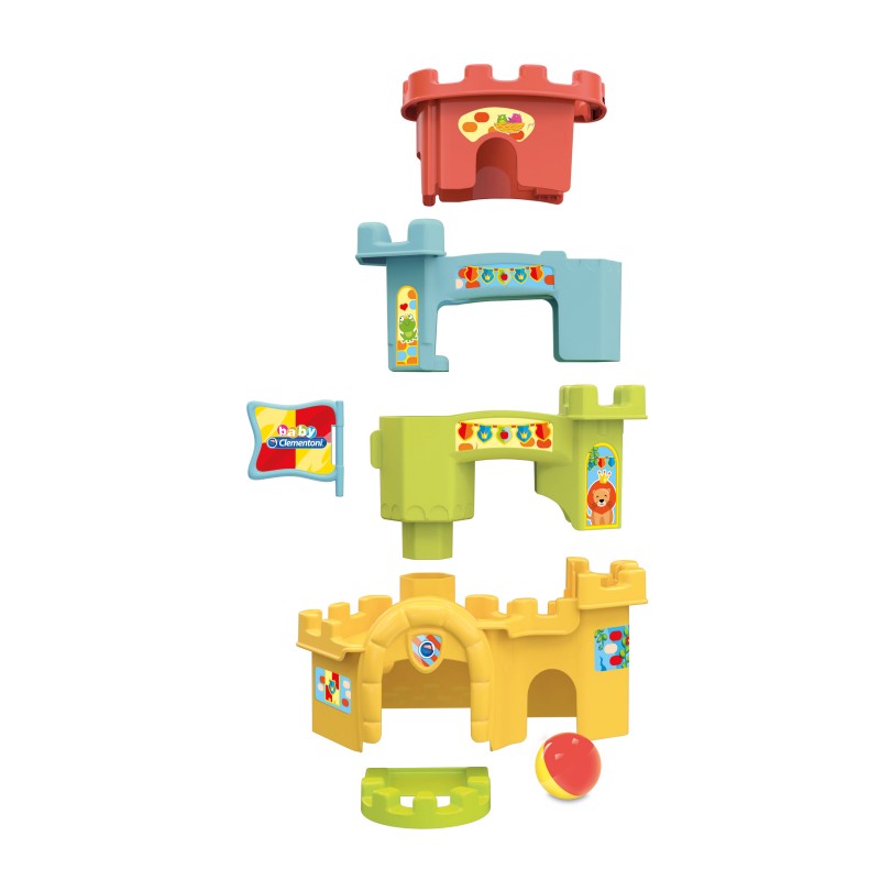 Baby Clementoni Play For Future Βρεφικό Παιχνίδι Πυραμίδα Με Μπάλα Για 10-36 Μηνών