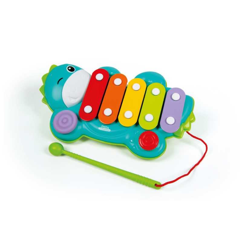 Baby Clementoni Βρεφικό Μουσικό Ξυλόφωνο Δεινοσαυράκι Για 18+ Μηνών