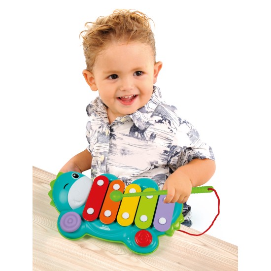 Baby Clementoni Βρεφικό Μουσικό Ξυλόφωνο Δεινοσαυράκι Για 18+ Μηνών Baby Clementoni Βρεφικό Μουσικό Ξυλόφωνο Δεινοσαυράκι Για 18+ Μηνών
