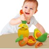 Baby Clementoni Βρεφικό Παιχνίδι Σετ Φρούτων Από Ανακυκλωμένα Υλικά Για 12-36 Μηνών