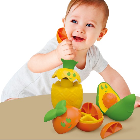 Baby Clementoni Βρεφικό Παιχνίδι Σετ Φρούτων Από Ανακυκλωμένα Υλικά Για 12-36 Μηνών Baby Clementoni Βρεφικό Παιχνίδι Σετ Φρούτων Από Ανακυκλωμένα Υλικά Για 12-36 Μηνών