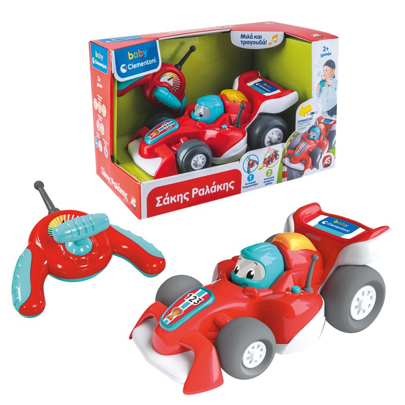 Baby Clementoni Βρεφικό Εκπαιδευτικό Σάκης Ραλάκης Για 2+ Χρονών