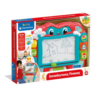 Baby Clementoni Βρεφικό Παιχνίδι Εκπαιδευτικός Πίνακας Για 18-36 Μηνών