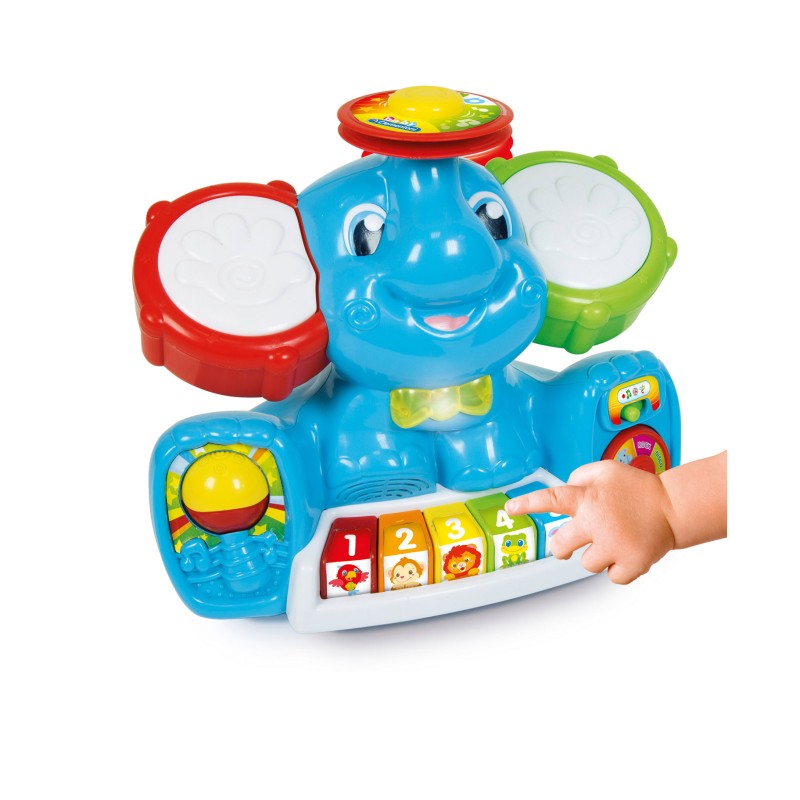 Baby Clementoni Βρεφικό Εκπαιδευτικό Ελεφαντούλης Μαεστρούλης Για 10+ Μηνών
