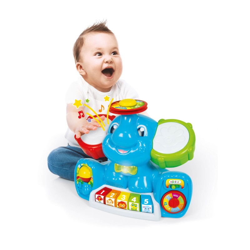 Baby Clementoni Βρεφικό Εκπαιδευτικό Ελεφαντούλης Μαεστρούλης Για 10+ Μηνών