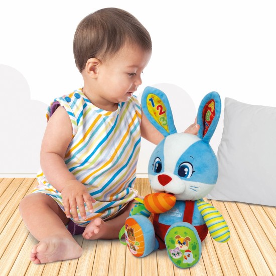 Baby Clementoni Βρεφικό Εκπαιδευτικό Λέλος Το Λαγουδάκι Για 10+ Μηνών
