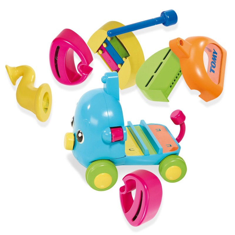 Tomy Toomies Βρεφικό Μουσικό Παιχνίδι Ελεφαντούλης Για 12+ Μηνών