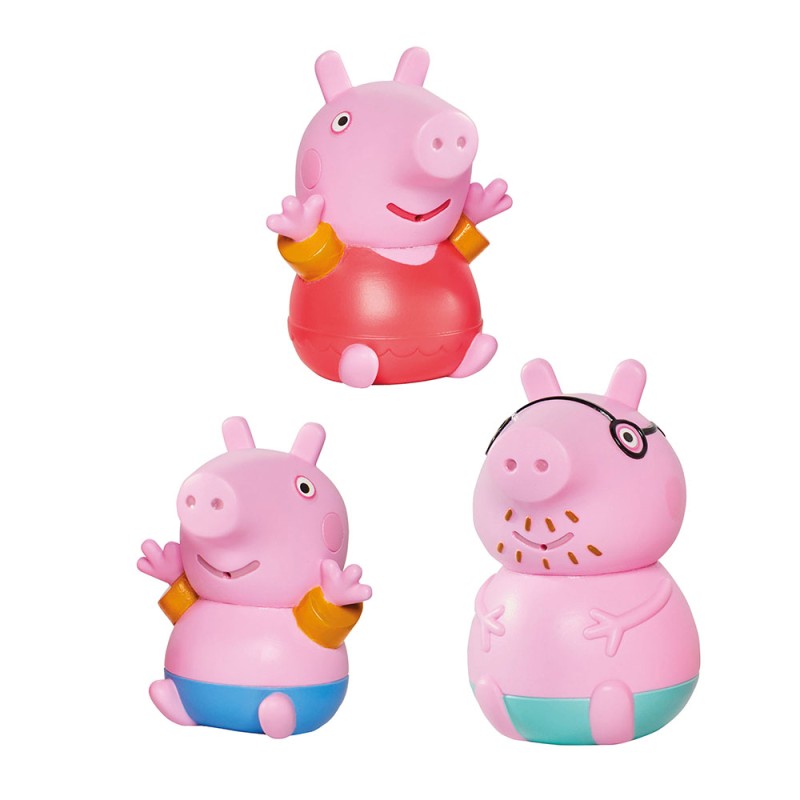 Tomy Toomies Βρεφικό Παιχνίδι Μπάνιου Οικογένεια Peppa Pig Squirters Για 18+ Μηνών