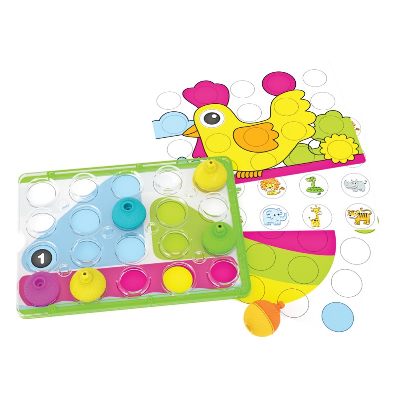 Lalaboom Βρεφικός Εκπαιδευτικός Πίνακας Παιχνιδιού Με Χάντρες 21 Τμχ Για 18-48 Μηνών