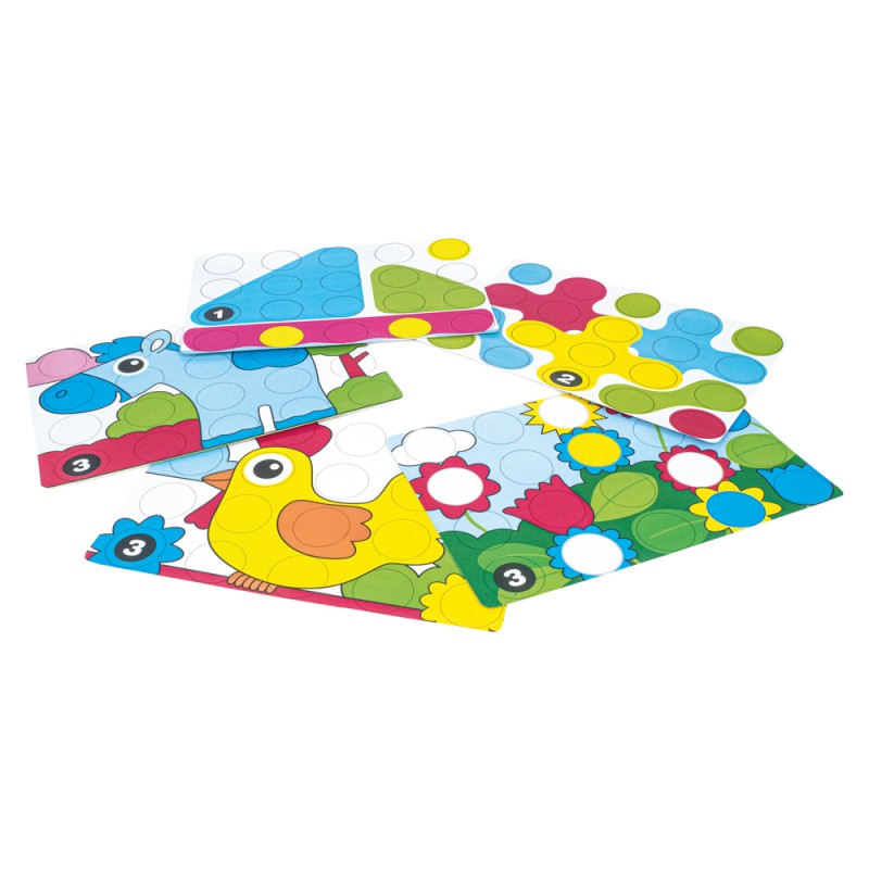 Lalaboom Βρεφικός Εκπαιδευτικός Πίνακας Παιχνιδιού Με Χάντρες 21 Τμχ Για 18-48 Μηνών