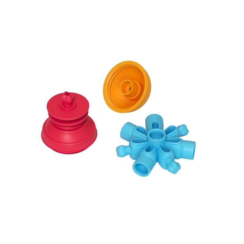 Lalaboom 5 Σε 1 Εκπαιδευτικές Χάντρες Και Αξεσουάρ 28 Τμχ Σε Τσαντάκι Με Φερμουάρ Για 10-36 Μηνών