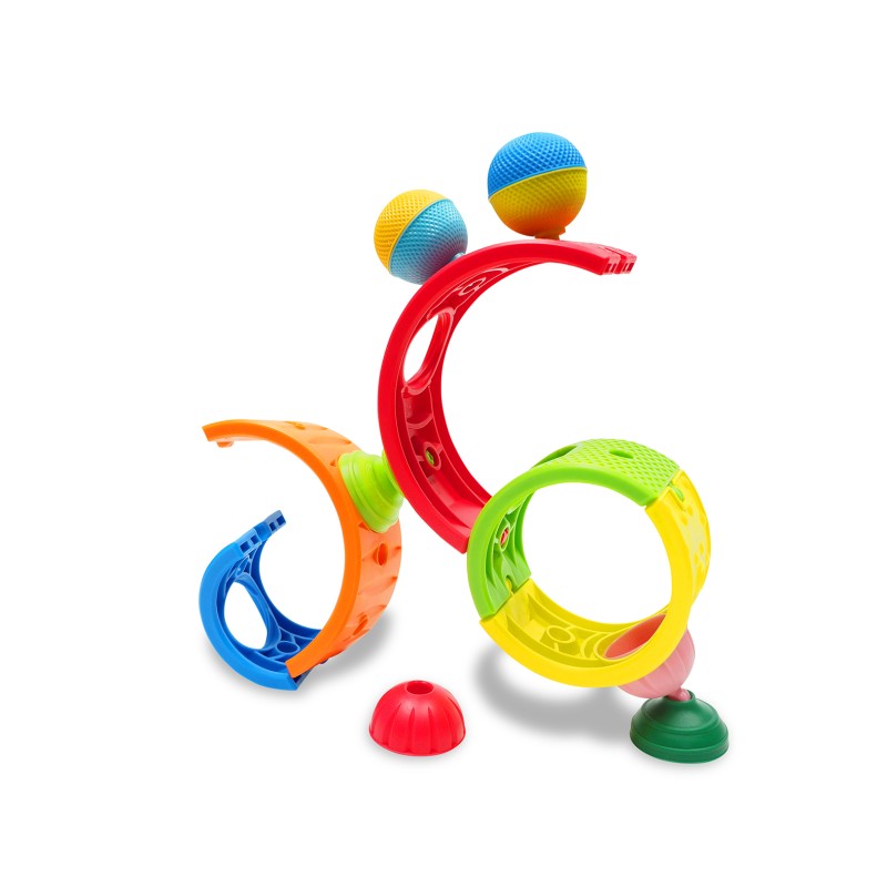 Lalaboom Ουράνιο Τόξο & Εκπαιδευτικές Χάντρες 13 Τμχ Για 18-48 Μηνών