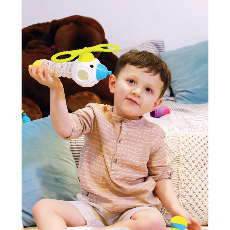 Lalaboom Βρεφικός Εκπαιδευτικός  Μίνι Κύβος Με Χάντρες Και Αξεσουάρ 9 Τμχ Για 10-36 Μηνών