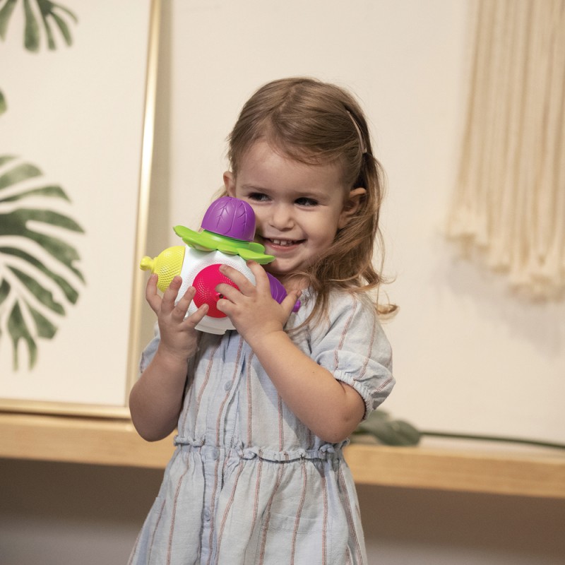 Lalaboom Βρεφικός Εκπαιδευτικός  Μίνι Κύβος Με Χάντρες Και Αξεσουάρ 9 Τμχ Για 10-36 Μηνών