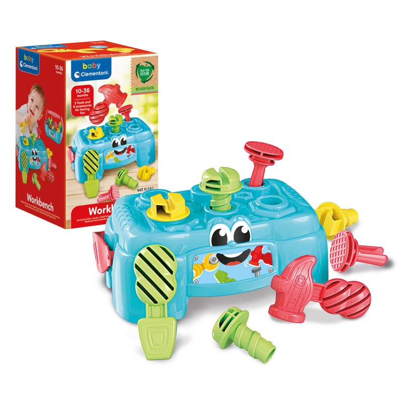 Baby Clementoni Play For Future Βρεφικό Παιχνίδι Πάγκος Εργασίας Για 10-36 Μηνών