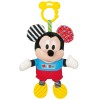 Baby Clementoni Disney Baby Βρεφικό Παιχνίδι Mickey Χνουδωτό-Κουδουνίστρα Για 6+ Μηνών