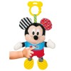 Baby Clementoni Disney Baby Βρεφικό Παιχνίδι Mickey Χνουδωτό-Κουδουνίστρα Για 6+ Μηνών
