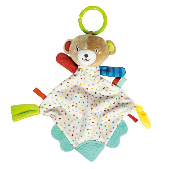Baby Clementoni For You Βρεφικό Παιχνίδι Κουδουνίστρα Μαλακό Αρκουδάκι Για 0+ Μηνών Baby Clementoni For You Βρεφικό Παιχνίδι Κουδουνίστρα Μαλακό Αρκουδάκι Για 0+ Μηνών