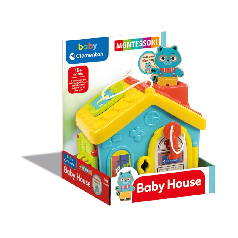 Baby Clementoni Βρεφικό Παιχνίδι Baby House Για 18+ Μηνών