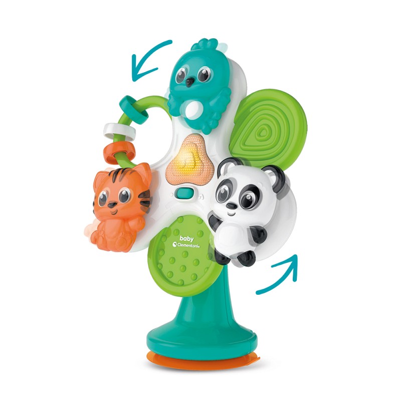 Baby Clementoni Βρεφικό Παιχνίδι Ζωάκια Στο Καρουζέλ Για 6-36 Μηνών