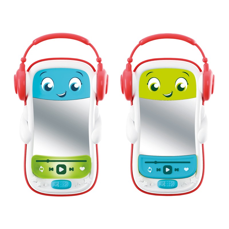 Baby Clementoni Βρεφικό Εκπαιδευτικό Παιχνίδι Ραδιοφωνάκι - Μιλάει Ελληνικά - Για 10-36 Μηνών