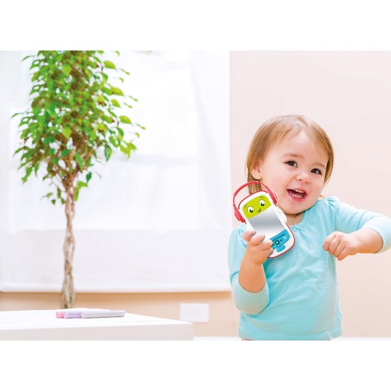 Baby Clementoni Βρεφικό Εκπαιδευτικό Παιχνίδι Ραδιοφωνάκι - Μιλάει Ελληνικά - Για 10-36 Μηνών
