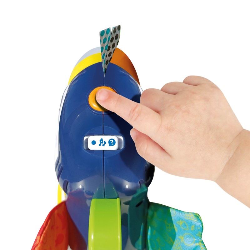 Baby Clementoni Βρεφικό Εκπαιδευτικό Παιχνίδι Χουάν το Τουκάν - Μιλάει Ελληνικά - Για 12+ Μηνών