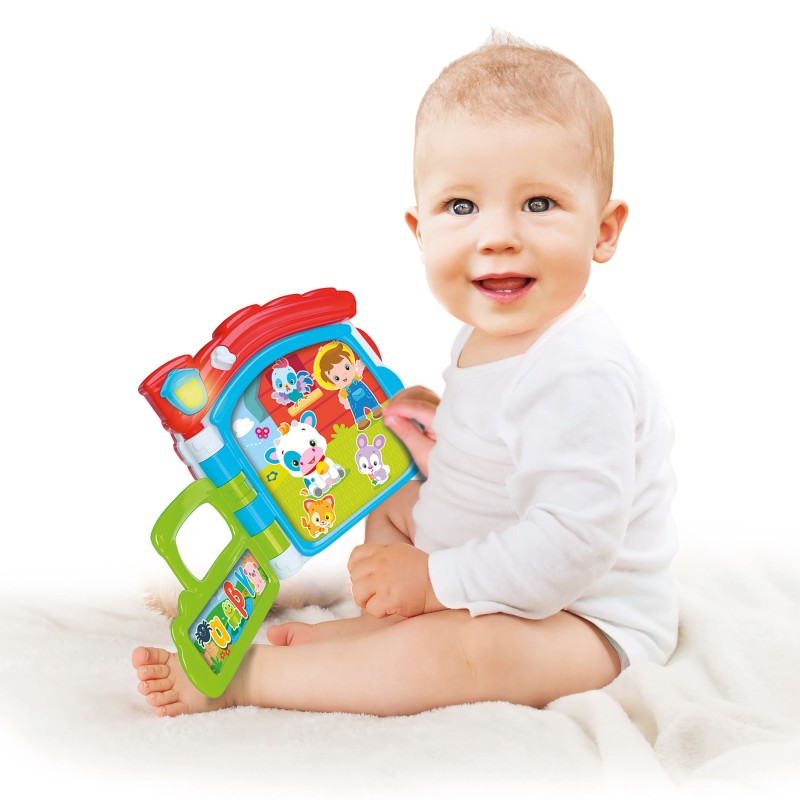 Baby Clementoni Βρεφικό Εκπαιδευτικό Βιβλιαράκι Για 10-36 Μηνών