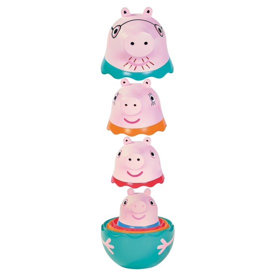 Tomy Toomies Βρεφικό Παιχνίδι Μπάνιου Οικογένεια Peppa Pig στη Φωλιά Για 18+ Μηνών