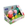 Tomy Toomies Βρεφικό Παιχνίδι Συρόμενο Οικογένεια Peppa Pig Για 18+ Μηνών