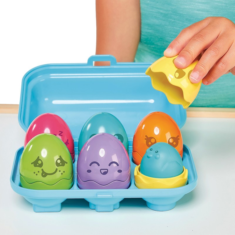 Tomy Toomies Βρεφικό Παιχνίδι Αυγοθήκη Χρωματιστή Για 6+ Μηνών