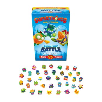 Superthings Μικροπλάσματα Kazoom Power Battle Σετ 2 Φιγούρες Για 3+