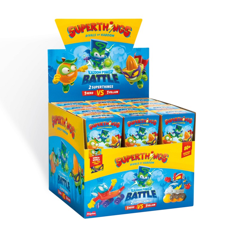 Superthings Μικροπλάσματα Kazoom Power Battle Σετ 2 Φιγούρες Για 3+