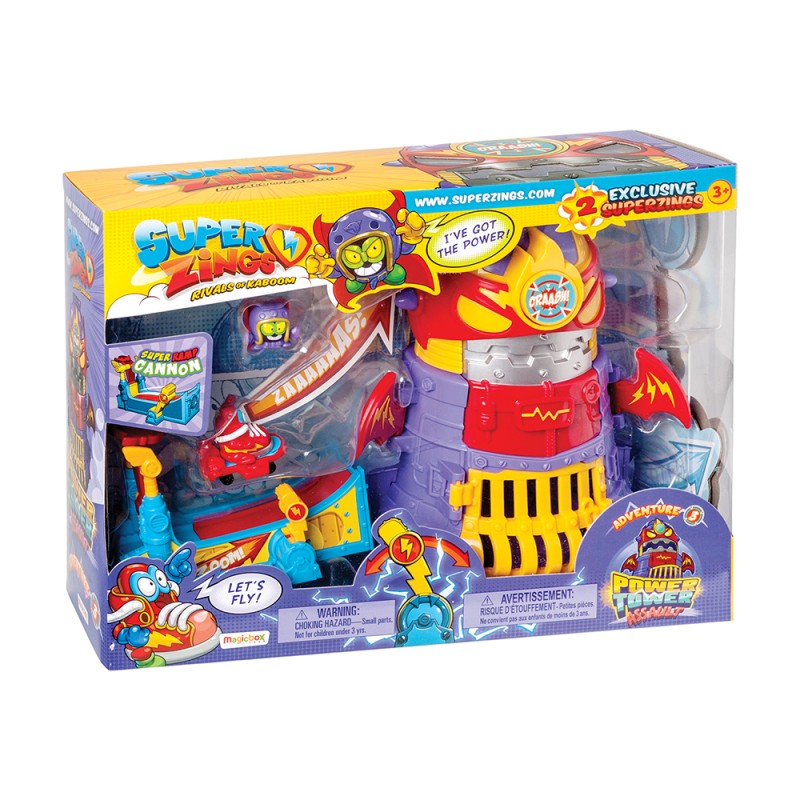 Superzings Μικροπλάσματα Περιπέτεια 3: Power Tower Assault Για 3+ Χρονών