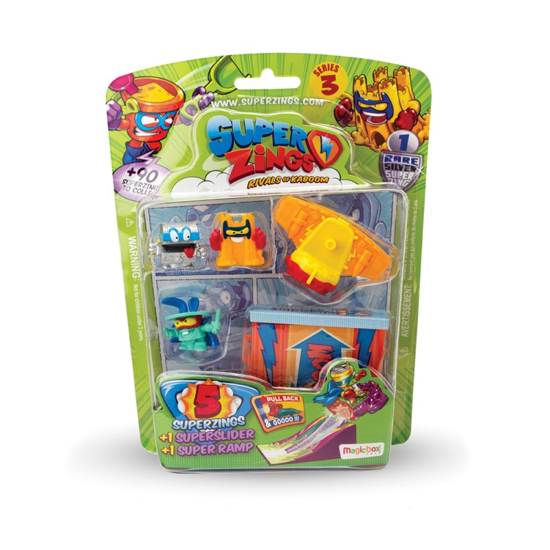 Superzings Μικροπλάσματα Σειρά 3 Blister 5 Φιγούρες Με Αξεσουάρ Για 3+ Χρονών