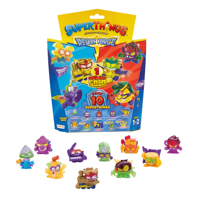 Superthings Μικροπλάσματα Rescue Force Blister  9+1 Φιγούρες Για 4+ Χρονών