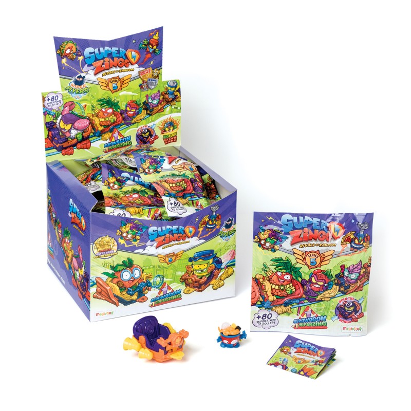 Superzings Μικροπλάσματα Σειρά 5 Φιγούρα Με Aerowagon Για 3+ Χρονών