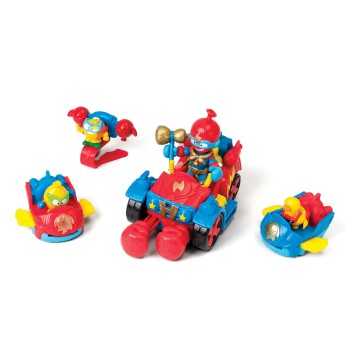 Superthings Μικροπλάσματα Σετ Οχήματα Με 4 Φιγούρες Ballon Boxer Για 3+ Χρονών