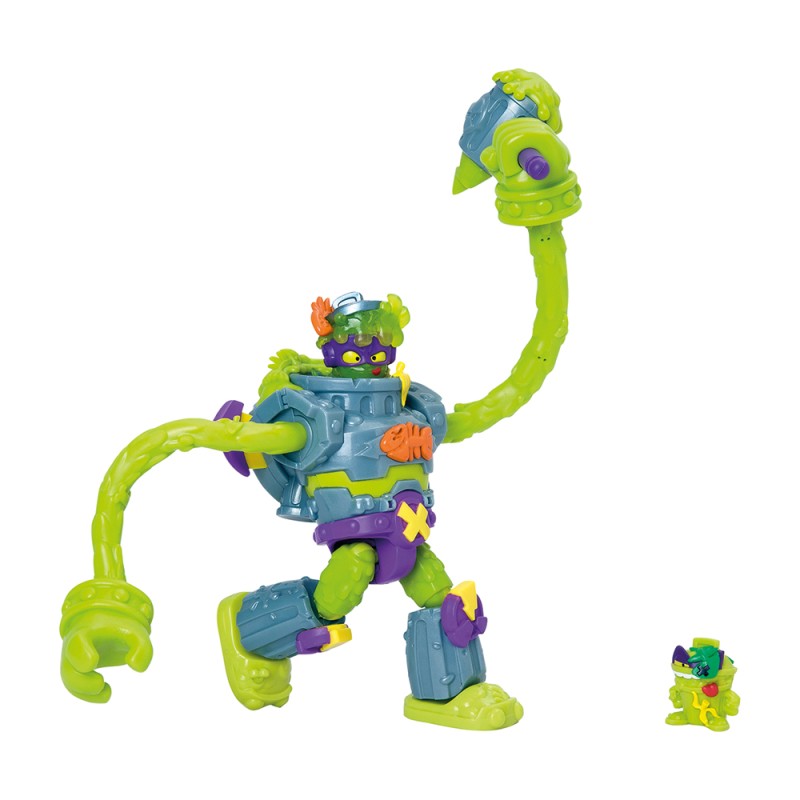 Superthings Μικροπλάσματα Superbot Power Arms με Φιγούρες Trasher Για 4+ Χρονών