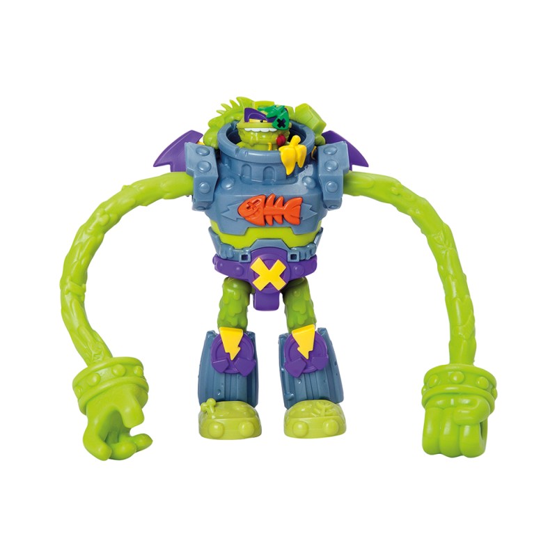 Superthings Μικροπλάσματα Superbot Power Arms με Φιγούρες Trasher Για 4+ Χρονών