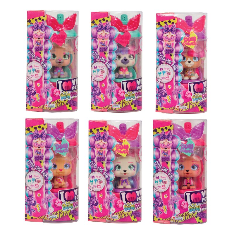 VIP Pets Σειρά 3 Bow Power Συλλεκτική Κούκλα με Απίστευτα Μακριά Μαλλιά