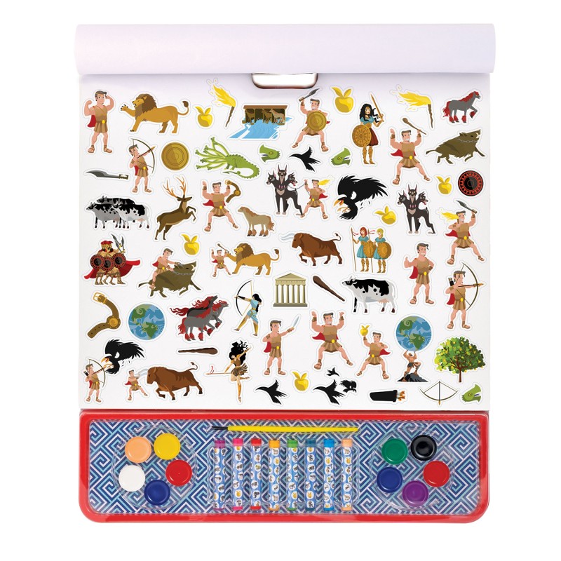 Giga Block Σετ Ζωγραφικής Μυθολογία Οι ’θλοι Του Ηρακλή 5 Σε 1 Για 3+ Χρονών