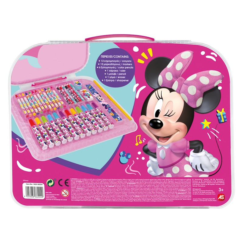 AS Art Case Σετ Ζωγραφικής Disney Minnie Για 3+ Χρονών